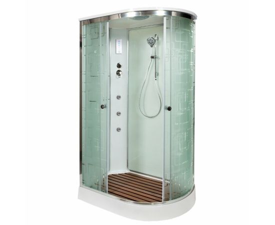 Душевая кабина DTO EM 1511 L с гидромассажем и электрикой_