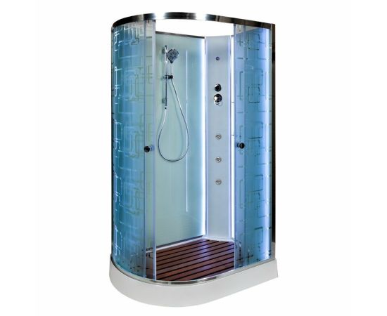 Душевая кабина DTO EM1511 N R LED с гидромассажем_