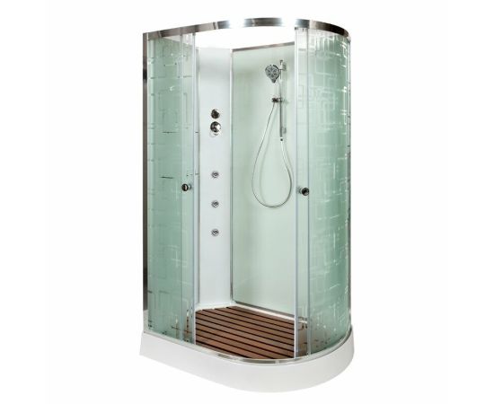 Душевая кабина DTO EM 1512 N L с гидромассажем_