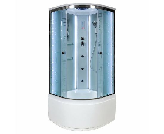 Душевая кабина DTO EM4510 LED с гидромассажем_