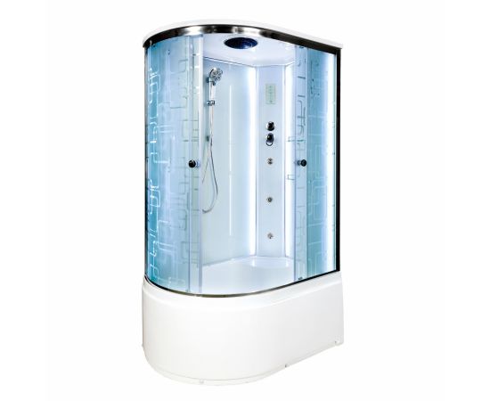 Душевая кабина DTO EM4511 R LED с гидромассажем_