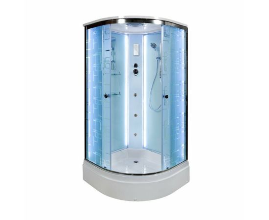 Душевая кабина DTO EM2780 LED с гидромассажем_