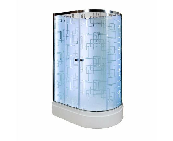 Душевая кабина DTO EM2712 N L LED с гидромассажем_, изображение 2