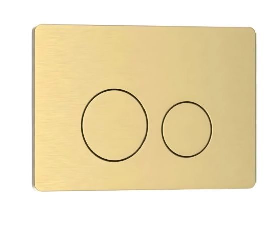 Кнопка Ceruttispa CR05MG смыва для инсталляций из нержавеющей стали матовое золото_