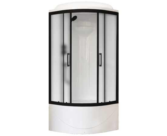 Душевая кабина Royal Bath 90BK1-M-BL 90х90х217 матовое стекло_