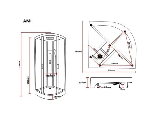 Душевая кабина Parly AMI_, изображение 7