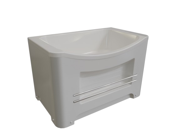 Ванна для собак TIMO AKKE1270-SET 1200х700х800 в сборе на раме с экранами_