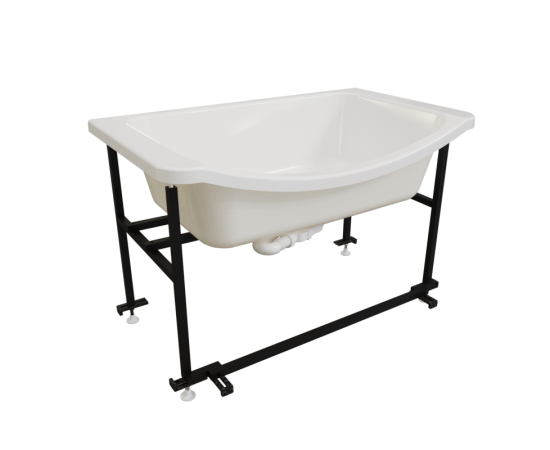 Ванна для собак TIMO AKKE1270-SET 1200х700х800 в сборе на раме с экранами_, изображение 2