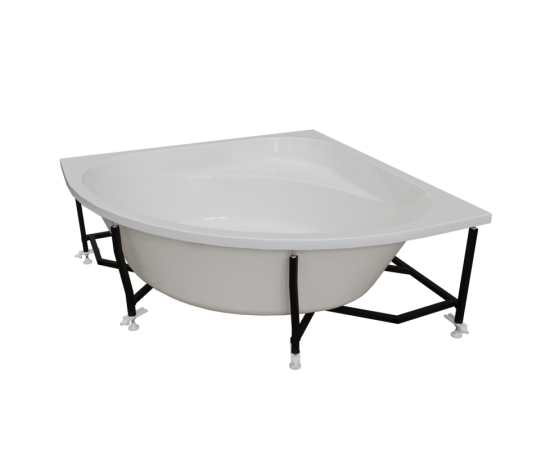 Ванна TIMO DORA140-SET 1400х1400х610 в сборе на раме с экраном_, изображение 5