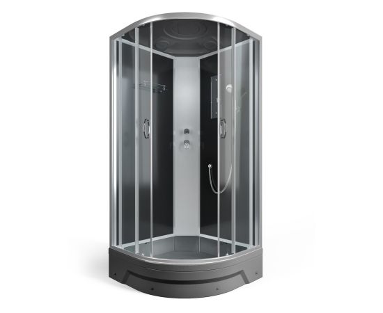 Душевая кабина ERLIT ER351026-C2-RUS_GRAY 1000х1000х2260_