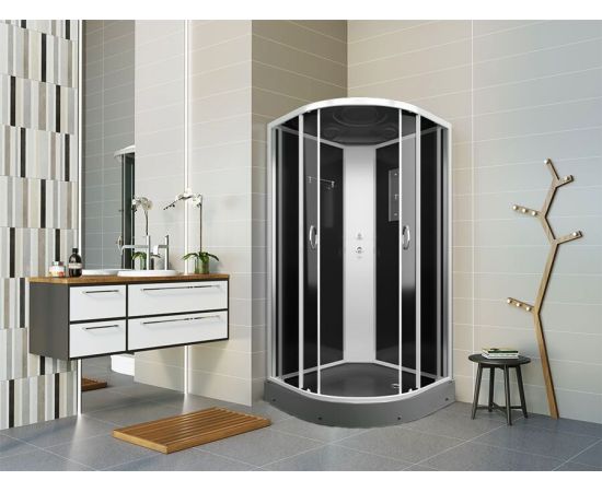 Душевая кабина ERLIT ER3510P-C2-RUS_GRAY 1000х1000х2150_, изображение 2