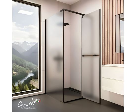 Душевое ограждение Ceruttispa MIMI ZQ91BF 90x90x195 см_, изображение 4