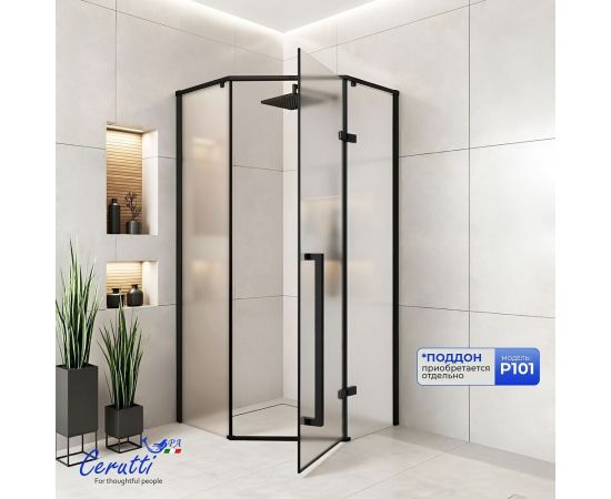 Душевое ограждение Ceruttispa, C2AF 100x100x195 см_, изображение 2