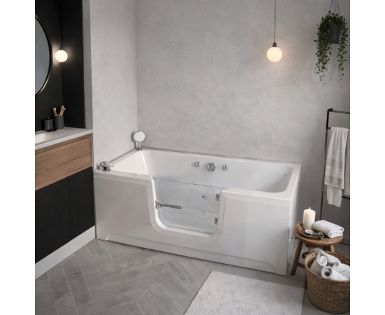 Ванна TIMO INGRID1575-SET 1500х750х610 в сборе на раме с экраном_, изображение 2