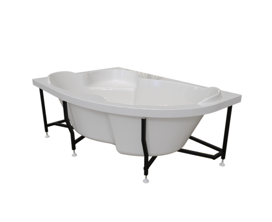 Ванна TIMO LINNA169L-SET 1690х1100х710 в сборе на раме с экраном_, изображение 2