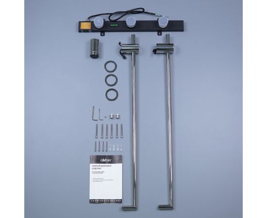 Полотенцесушитель электрический ABBER Charme AH4002 хром_, изображение 4