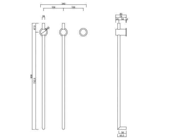 Полотенцесушитель электрический ABBER Charme AH4002 хром_, изображение 5