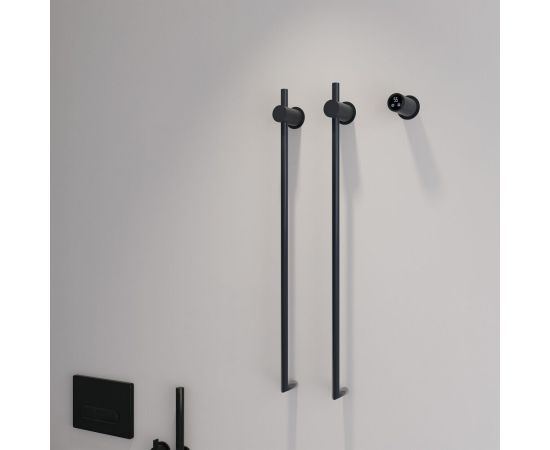 Полотенцесушитель электрический ABBER Charme AH4002MB черный матовый_, изображение 2