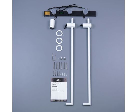 Полотенцесушитель электрический ABBER Charme AH4002MW белый матовый_, изображение 3