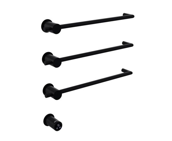 Полотенцесушитель электрический ABBER Charme AH4003MB черный матовый_