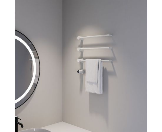 Полотенцесушитель электрический ABBER Charme AH4003MW белый матовый_, изображение 2