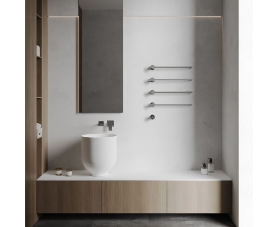 Полотенцесушитель электрический ABBER Charme AH4004 хром_, изображение 2