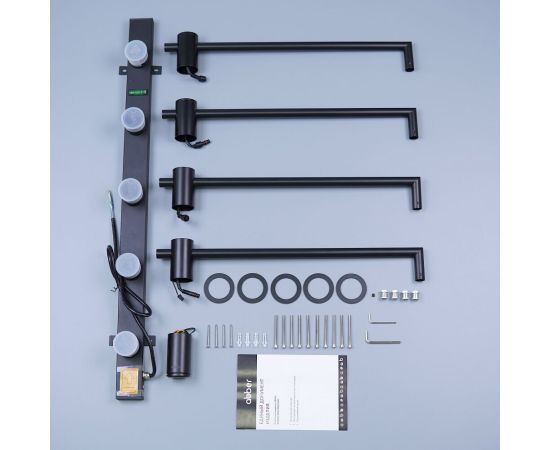 Полотенцесушитель электрический ABBER Charme AH4004MB черный матовый_, изображение 3