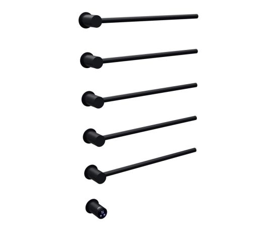 Полотенцесушитель электрический ABBER Charme AH4005MB черный матовый_