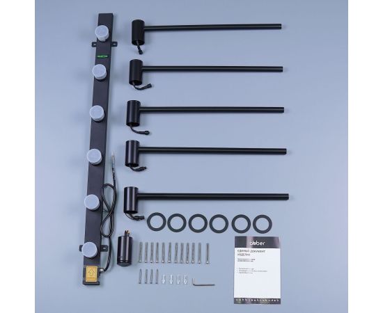 Полотенцесушитель электрический ABBER Charme AH4005MB черный матовый_, изображение 3