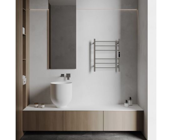 Полотенцесушитель электрический ABBER Standard AH4606 хром_, изображение 2