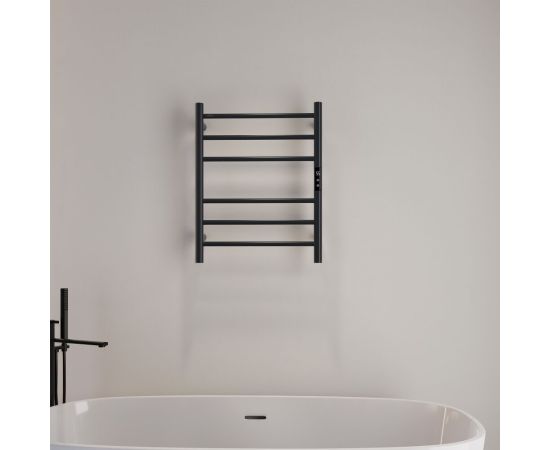 Полотенцесушитель электрический ABBER Standard AH4606MB черный матовый_, изображение 2