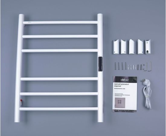 Полотенцесушитель электрический ABBER Standard AH4606MW белый матовый_, изображение 5
