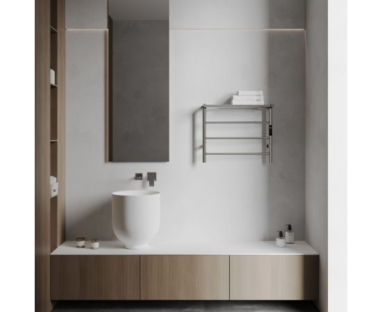 Полотенцесушитель электрический ABBER Standard AH4614 хром_, изображение 2