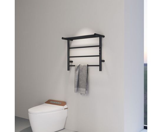 Полотенцесушитель электрический ABBER Standard AH4614MB черный матовый_, изображение 2