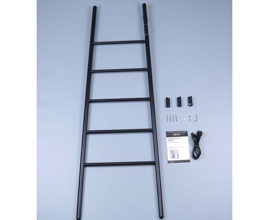 Полотенцесушитель электрический ABBER Treppe AH4705MB черный матовый_, изображение 3