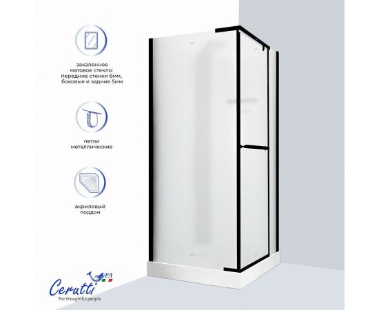 Душевая кабина Ceruttispa CHIKA901BF 90x90x215-225_, изображение 4