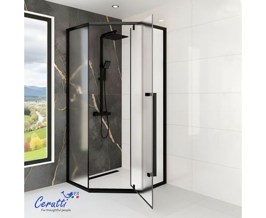Душевое ограждение Ceruttispa C3AF 90x90x195 см_, изображение 3