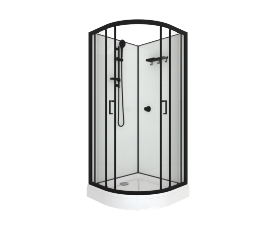 Душевая кабина Triton Прайм-Блэк 90х90 А без крыши_, изображение 2