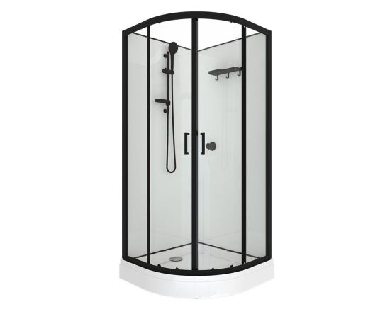 Душевая кабина Triton Прайм-Блэк 90х90 А без крыши_