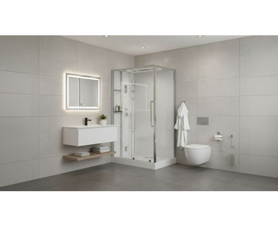 Душевая кабина Acquazzone Viktoria 120SL CHROME без пара_, изображение 4