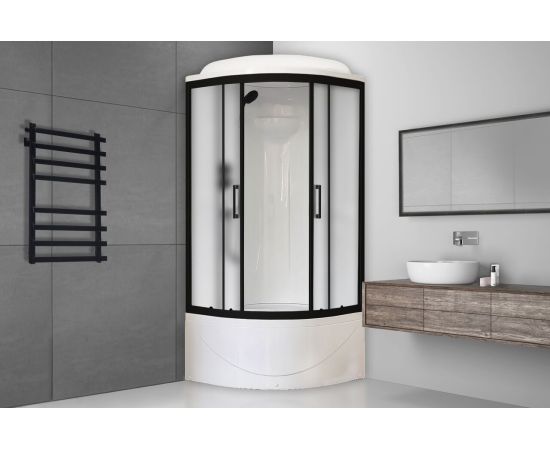 Душевая кабина Royal Bath 90BK1-M-BL 90х90х217 матовое стекло_, изображение 2