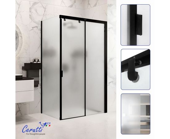 Душевое ограждение Ceruttispa MARBELLA 120BF R 120x80x190 см_, изображение 4