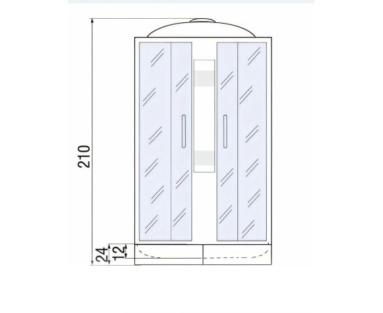 Душевая кабина River NARA ECO 80/24_, изображение 4