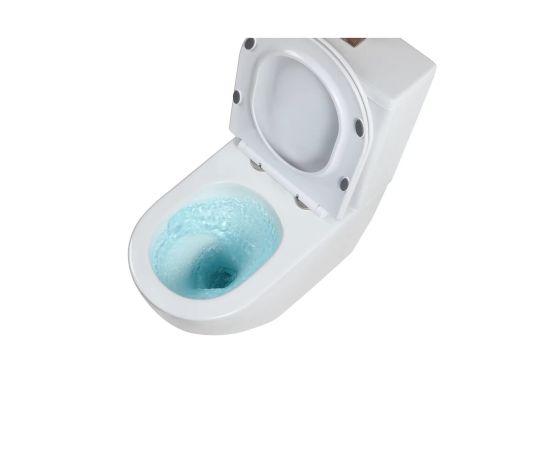 Унитаз напольный RIVER ONTARIO 640 WT белый глянец_, изображение 2