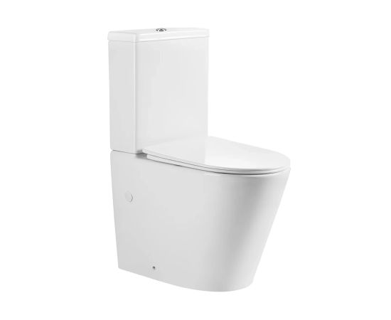 Унитаз напольный RIVER ONTARIO 640 WT белый глянец_