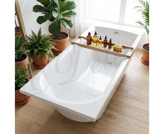 Ванна из литьевого мрамора Delice Astra 150х70 глянцевая DLR330053-G_, изображение 9