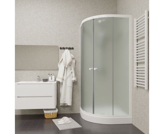 Душевой уголок с поддоном PARLY ZF81 80х80х195_, изображение 4