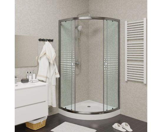 Душевой уголок с поддоном PARLY Z9111 90х90х193_, изображение 2