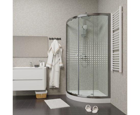 Душевой уголок с поддоном PARLY Z9111 90х90х193_, изображение 3