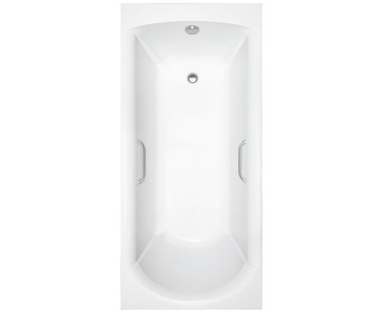 Ванна из литьевого мрамора Delice Astra 170х80 глянцевая с ручками Хром DLR330056R-G_, изображение 11